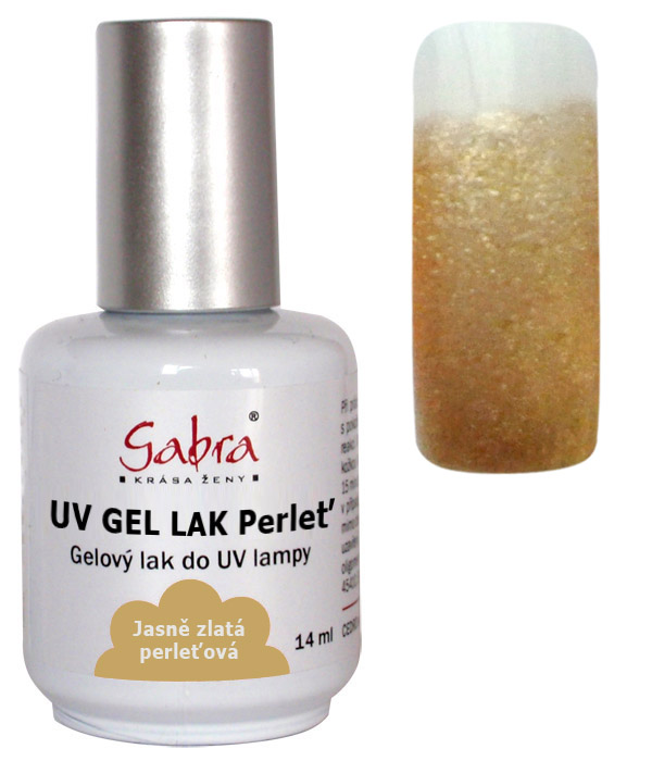 UV gel lak GABRA 21 jasně zlatá perleť 14 ml | NEHTOVÁ MODELÁŽ - Gel laky UV gel lak GABRA 21 jasně zlatá perleť 14 ml | NEHTOVÁ MODELÁŽ - Gel laky